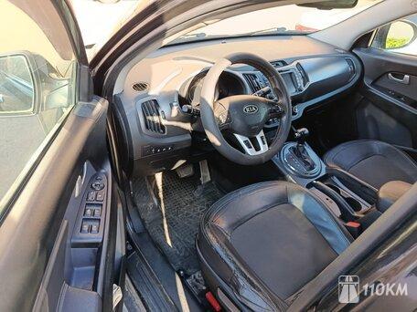 KIA, Sportage, 2000, 150, бензин, внедорожник, автомат, полный привод, среднее состояние, левый, черный, 1 100 000 ₽