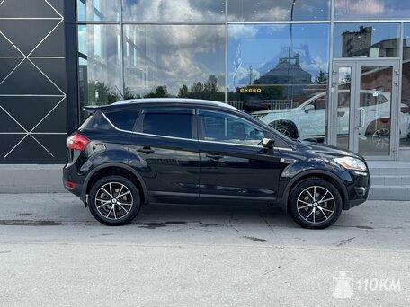 Ford, Kuga, 2500, 200, бензин, внедорожник, автомат, полный привод, среднее состояние, левый, черный, 1 200 000 ₽