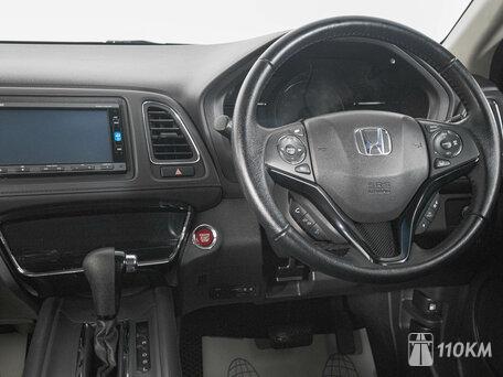 Honda, Vezel, 1500, 172, бензин, внедорожник, вариатор, передний привод, среднее состояние, правый, черный, 1 599 000 ₽