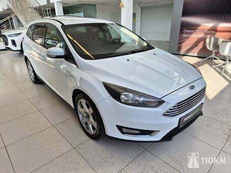 Ford, Focus, 1500, 150, бензин, универсал, автомат, передний привод, среднее состояние, левый, белый, 1 129 000 ₽