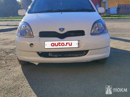 Toyota, Vitz, 1000, 68, бензин, хэтчбек, автомат, передний привод, среднее состояние, правый, белый, 290 000 ₽