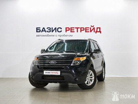 Ford, Explorer, 3500, 249, бензин, внедорожник, автомат, полный привод, среднее состояние, левый, черный, 1 899 000 ₽