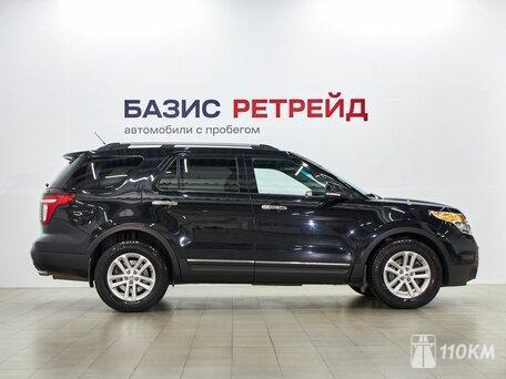 Ford, Explorer, 3500, 249, бензин, внедорожник, автомат, полный привод, среднее состояние, левый, черный, 1 899 000 ₽