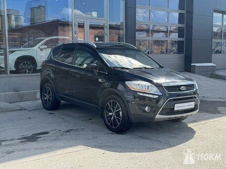 Ford, Kuga, 2500, 200, бензин, внедорожник, автомат, полный привод, среднее состояние, левый, черный, 1 200 000 ₽